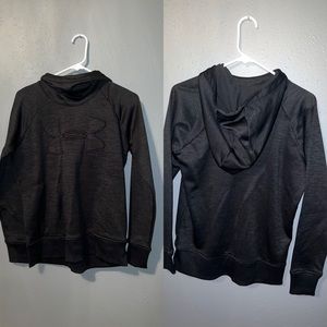 UNDER ARMOUR Black Mock Neck Hoodie